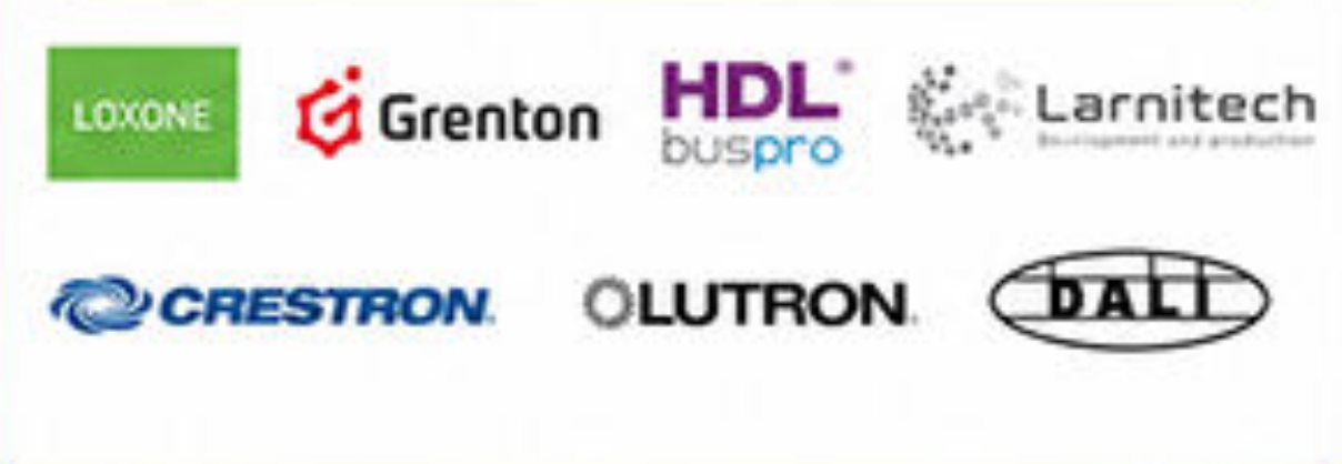 Loxone, Grenton, HDL Buspro, Larnitech, Crestron, Lutron, DALI