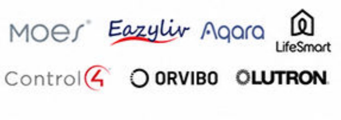 Moes, Eazyliv, Aqara, LifeSmart, Control4, Orvibo, Lutron